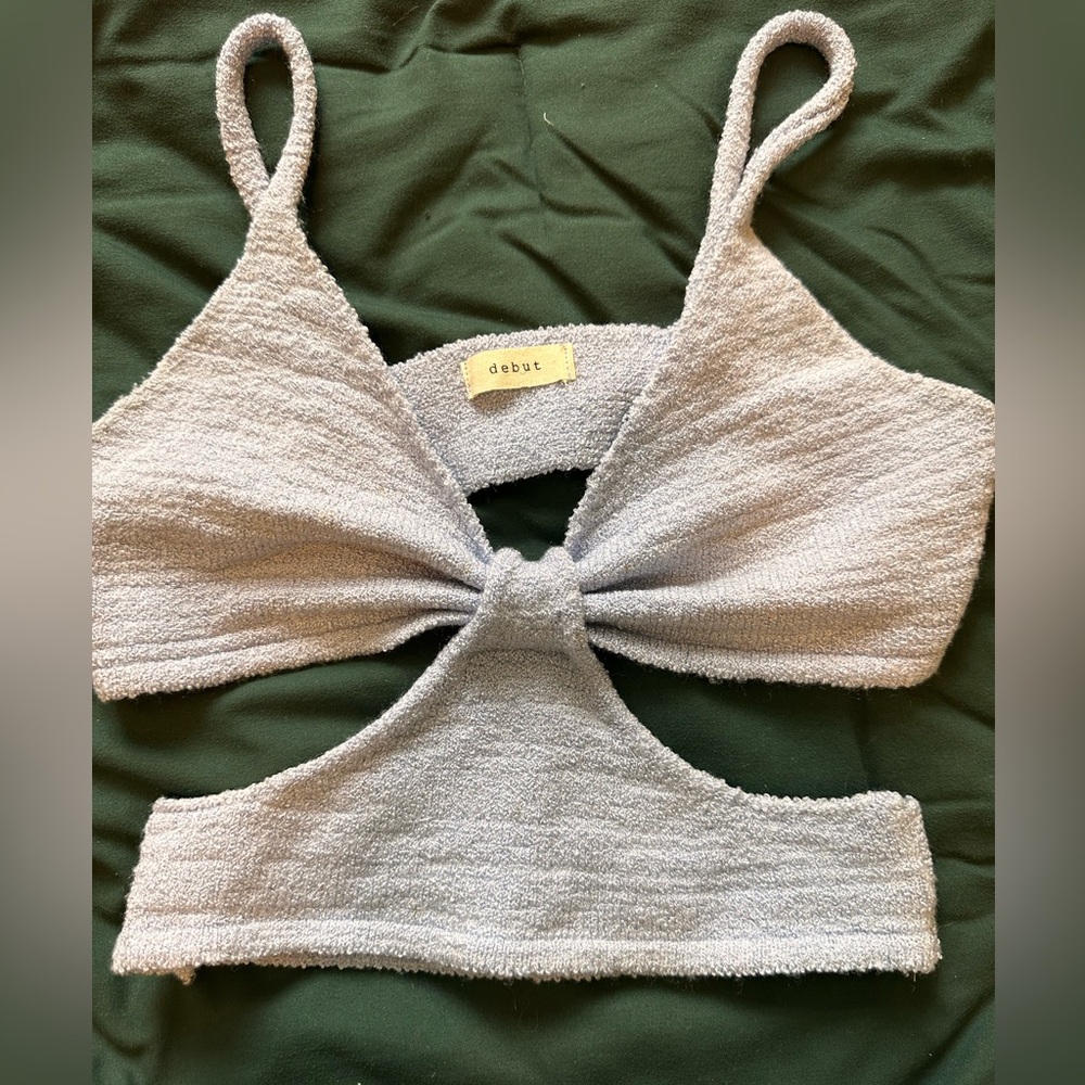 Debut Summer Top; Light blue color; Size Small